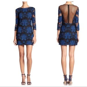 SACHIN + BABI NOIR Sentieri Embroidered Dress